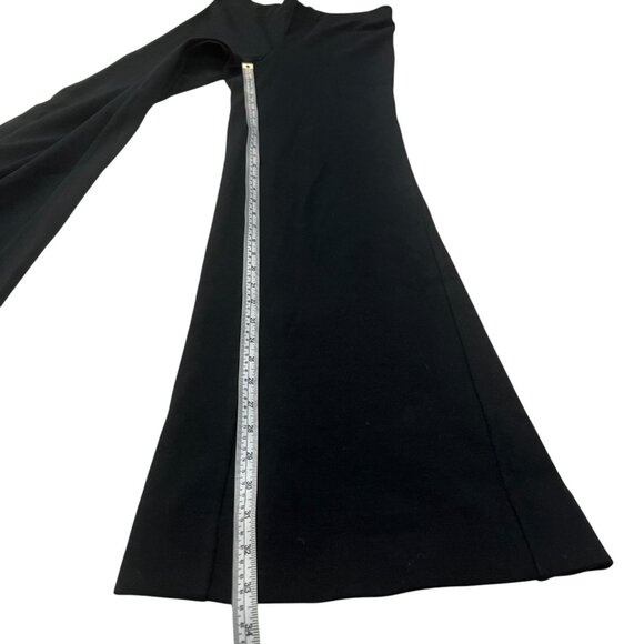 Ninety Percent Womens June Wilde Flare Pull On Pants Black Medium Organic Cotton - Picture 9 of 9